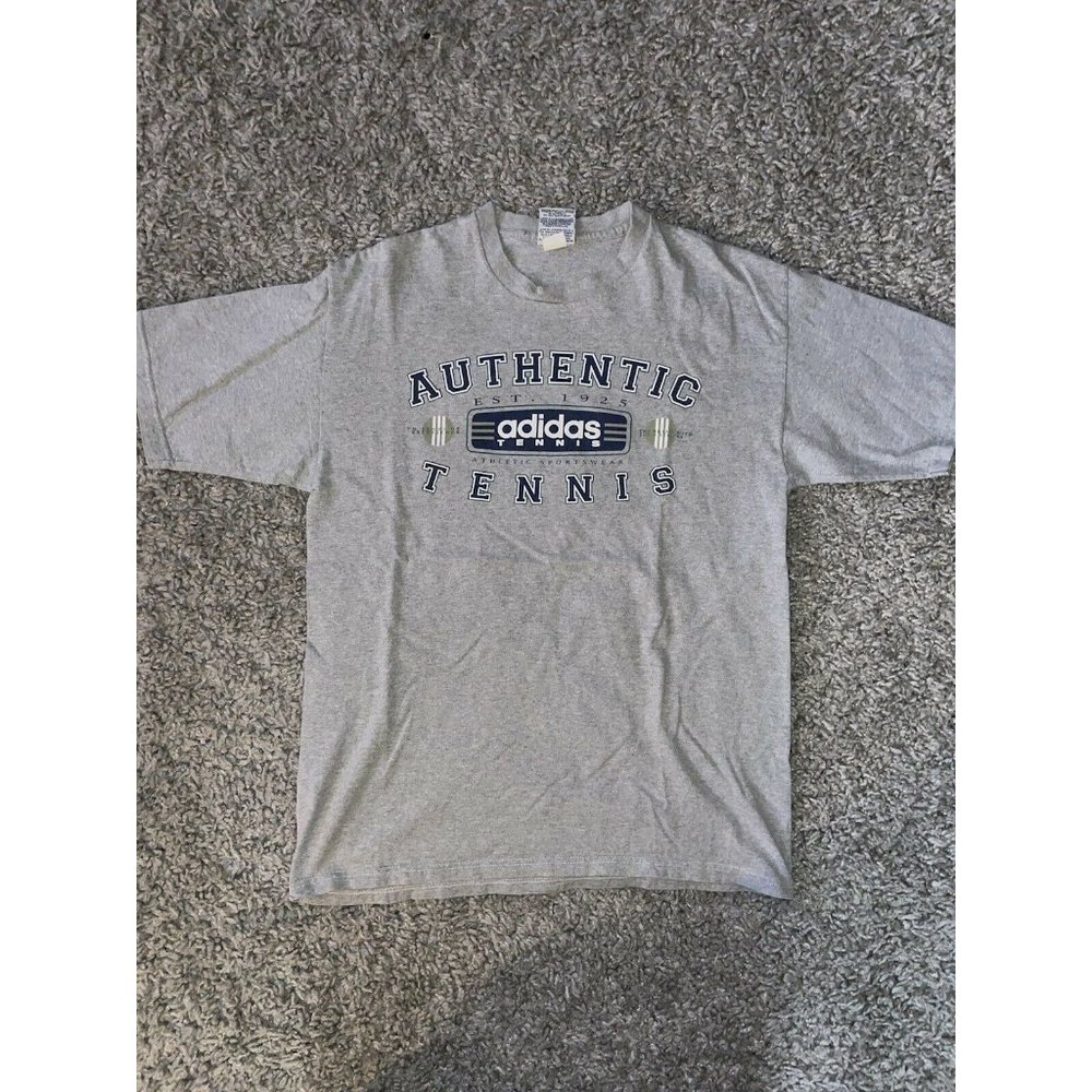 Adidas Authentic Tennis Athletic Sportswear Shirt Size M